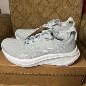 MISMATCH Asics Gel-Nimbus 26 Women's Shoes Gray Running Walking Sneaker 1012B601